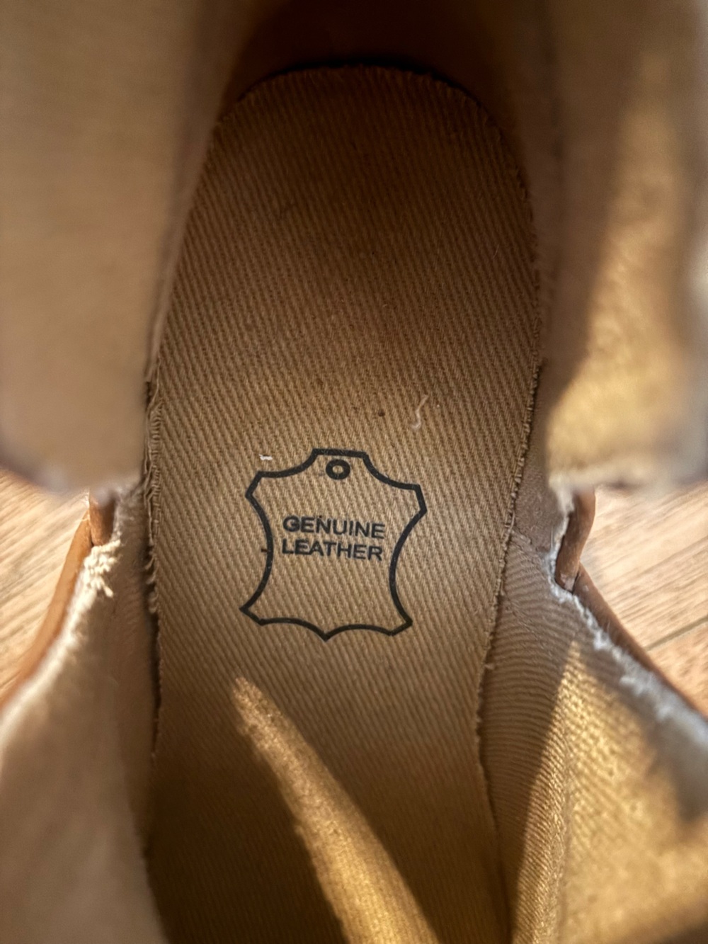 Cowhide Print Ankle Boots - Brown and Cream - Picture 5 of 5